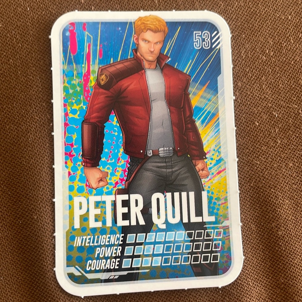 4/$15 Marvel Collectible Card #53 - PETER QUILL